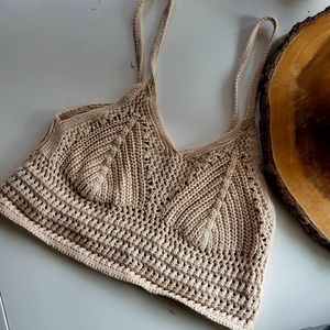 Crochet crop top